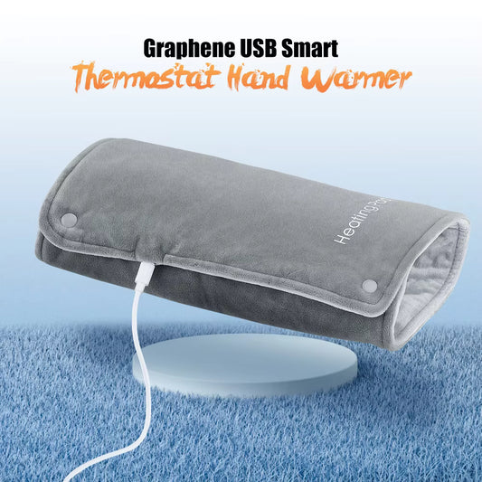 Multifunctional USB Graphene Electric Heating Pad & Hand Warmer (50°C Constant Temp)